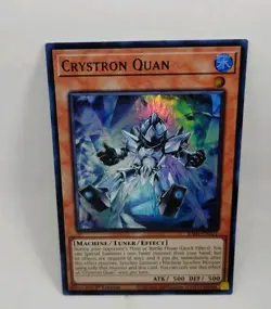 YU-GI-OH! Crystron Quan. RA04-EN021. 1st Edition Ultra Rare Card. TCG CCG Yugioh - Image 1