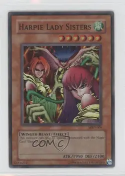 SR - Harpie Lady Sisters Unlimited YuGiOh Metal Raiders #MRD-009 2002 READ - Image 1