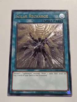 Solar Recharge LODT-EN052 Ultimate Rare Yugioh Unlimited Edition Mint UTR #2 - Image 1