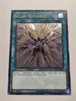 Solar Recharge LODT-EN052 Ultimate Rare Yugioh Unlimited Edition Mint UTR #1 - Image 1
