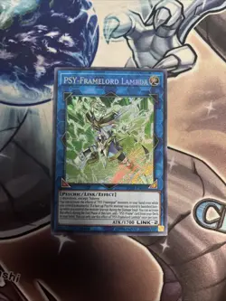 (YCL) Yugioh! - Psy-Framelord Lambda BLHR-EN051 Secret Rare 1st Edition VLP - Image 1