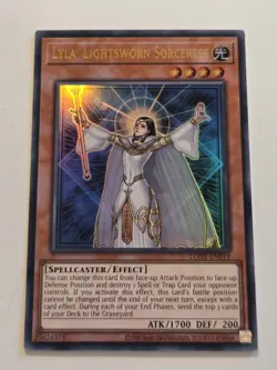Lyla, Lightsworn Sorceress LODT-EN019 Ultra Rare Yugioh Unlimited Edition Mint - Image 1
