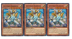 Yugioh- 3X Lightray Diabolos - Rare - 1st Edition - GAOV-EN035 - Near Mint - Image 1