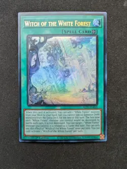 Yugioh Witch Of The White Forest ALIN-EN058 1st Edition Ultra Rare NM Presale - Image 1