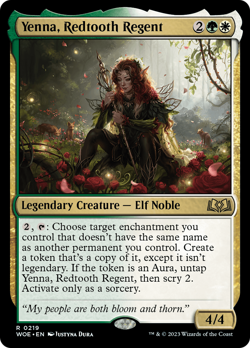 Yenna, Redtooth Regent - WOE #219 | NORMAL | NM | MTG - Image 1