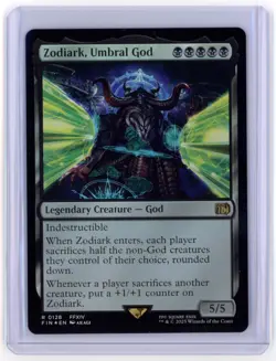 MtG FIN Zodiark, Umbral God #128 FOIL - Image 1