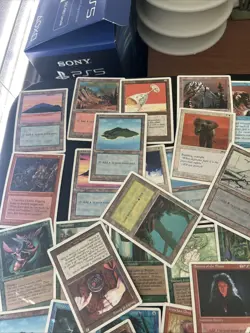 Lot Of 221 4th Edition Magic The Gathering Playing Cards Mishras Factory - Image 2