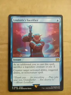 Louisoix's Sacrifice Final Fantasy Regular - NM #59 MTG FIN Magic MINT!! - Image 1