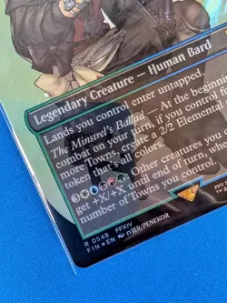 The Wandering Minstrel (Borderless) (Surge Foil) Final Fantasy Foil - Image 2