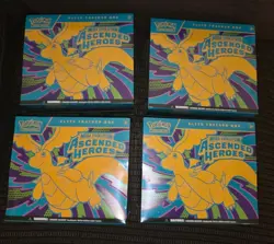 Pokemon TCG - Ascended Heroes ETB Elite Trainer Box LOT OF FOUR— NEW & SEALED - Image 1