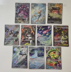 Pokemon TCG: 10 Card Illustration Rare & Full Art Lot NM - Image 1