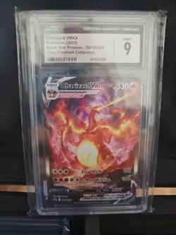 Charizard VMAX Black Star Promos SWSH261 Holo Card Charizard VMAX - CGC 9 - Image 1