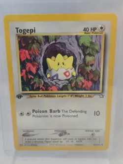 Pokemon Trading Card Togepi 51/111 1st Edition - Image 2