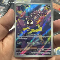 Pokemon Gastly Illustration Rare Full Art Holo SV05 Temporal Forces 177/162 Card - Image 1