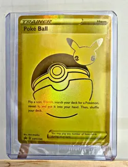 SEALED Pokemon Card Poke Ball SWSH146 Gold Celebrations 25th Anniversary - Image 3