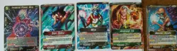 7X DRAGON BALL CCG CARD LOT ANDROID 13 MASTER ROSHI MIRA SON GOKU POWER MIRA - Image 2