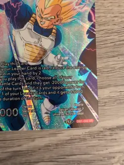 Dragon Ball Super Card Game Ss Vegeta Explosion Weakness Db1 002 Sr - Image 3