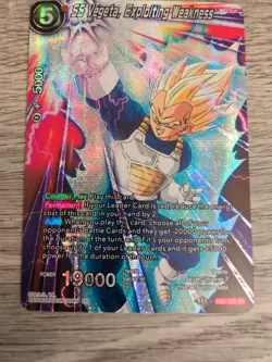 Dragon Ball Super Card Game Ss Vegeta Explosion Weakness Db1 002 Sr - Image 5