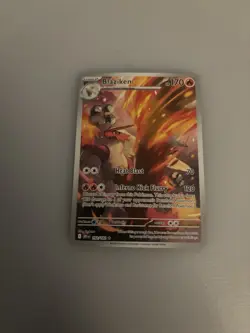 Pokemon TCG Blaziken Destined Rivals Illustration Card 192/182 - Image 1