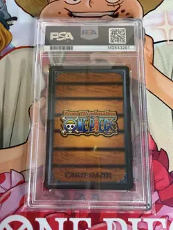 PSA 9 2004 BANDAI CCG MONKEY D. LUFFY FOIL STAMP CARD GAME VOW/ADVENTURES - Image 2