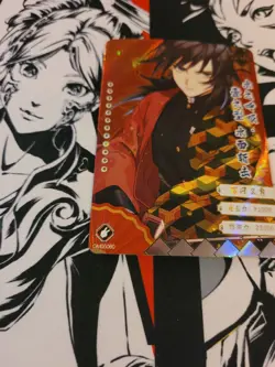 Demon Slayer Anime Card Giyu Tomioka SSR GM05060 Foil - Image 3