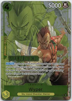 Wyper (Winner Pack 2025 Vol. 2) R One Piece Promotion Cards OP08-110 NM - Image 1