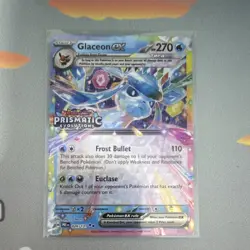 Pokemon TCG Glaceon ex Promo Holo 270HP 026/131 Prismatic Evolutions EX Card - Image 1