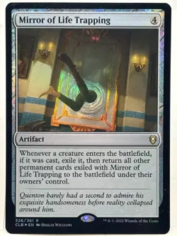 Mirror Of Life Trapping NM/M* FOIL Commander Baldur's Gate 326/361 -UnltdCards - Image 1