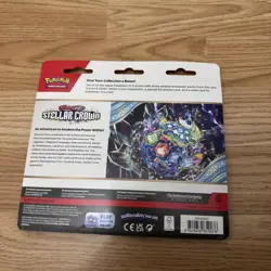 NEW! POKEMON TCG Scarlet & Violet Stellar Crown Card Bundle Trading Game Collect - Image 2