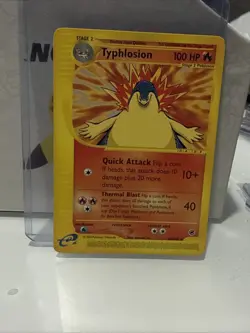 Pokemon Typhlosion Expedition Base Set 64/165 Rare 100 HP Regular Card - Image 1