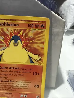 Pokemon Typhlosion Expedition Base Set 64/165 Rare 100 HP Regular Card - Image 3