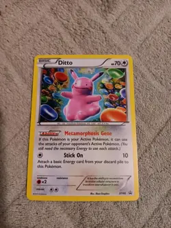 Ditto XY40 XY Black Star Promo Holo Pokemon Trading Card TCG "MP" - Image 1