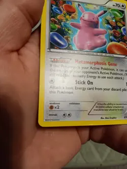 Ditto XY40 XY Black Star Promo Holo Pokemon Trading Card TCG "MP" - Image 3