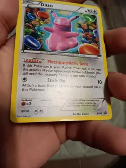 Ditto XY40 XY Black Star Promo Holo Pokemon Trading Card TCG "MP" - Image 5