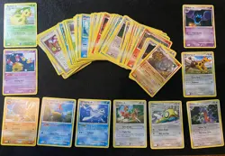 Mysterious Treasures D&P Set - 77 of 79 Common & Uncom Pokemon Card Lot - Series - Image 1