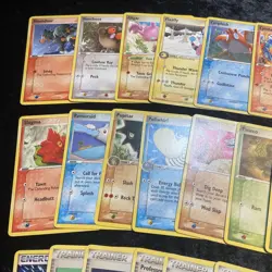 Unseen Forces Set - 45 of 65 Common & Unc Pokemon Card Lot - EX Series Binder - Image 2