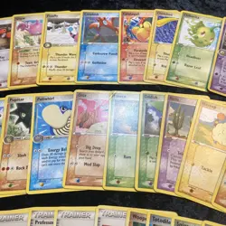 Unseen Forces Set - 45 of 65 Common & Unc Pokemon Card Lot - EX Series Binder - Image 3