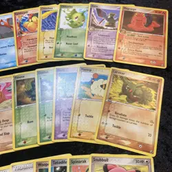 Unseen Forces Set - 45 of 65 Common & Unc Pokemon Card Lot - EX Series Binder - Image 4