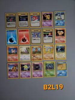 Pokemon TCG Vintage WOTC Base Card Lot B2L19 - Image 1