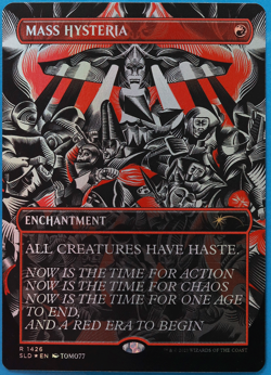 Mass Hysteria (Secret Lair Promo) FOIL NM MTG MAGIC CARD (507003) ABUGames - Image 1