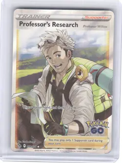 Pokemon Card Pokemon GO Professor's Research 078/078 Ultra Rare - Image 1