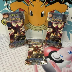 Pokemon XY Steam Siege 10 Card Sleeved Booster - Lot Of 3 - Factory Sealed - Image 1