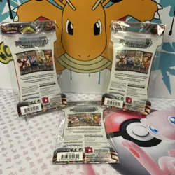 Pokemon XY Steam Siege 10 Card Sleeved Booster - Lot Of 3 - Factory Sealed - Image 2