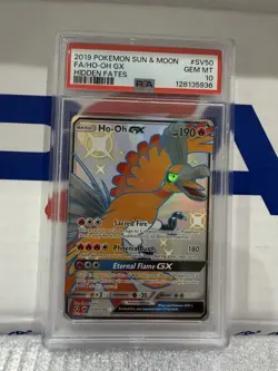 Ho-Oh GX SV50/SV94 - Hidden Fates - Graded PSA 10 GEM MT Pokemon Card - Image 1