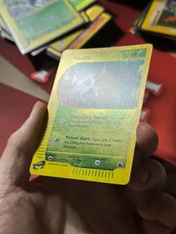 WEEDLE 115/144 Skyridge REVERSE HOLO RH E-Series / E-Reader Pokemon TCG card NM - Image 3