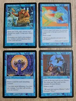 MTG - (x15) Blue Mana, "Draw a card", cards. Various sets & conditions. - Image 3