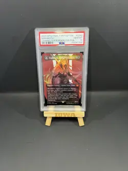 MTG: Final Fantasy #0382 Sephiroth, Fabled Soldier Borderless Foil PSA 10 - Image 1