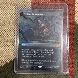 x1 Verdant Catacombs SPG MTG 113 FOIL BORDERLESS MYTHIC M/NM 1x - Image 1