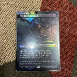 x1 Verdant Catacombs SPG MTG 113 FOIL BORDERLESS MYTHIC M/NM 1x - Image 4