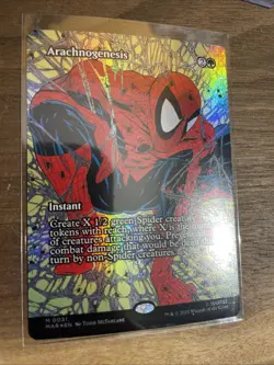Arachnogenesis (Borderless) Marvel Universe Eternal-Legal Foil - Image 2